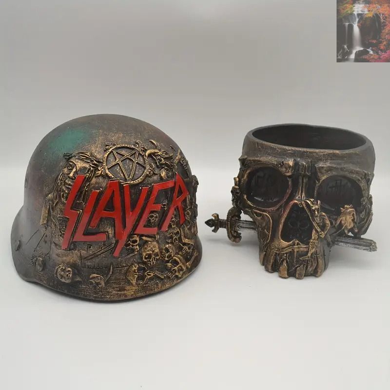 樹脂製スカルオーガナイザー 小物いれ スカル 骸骨 髑髏 がい