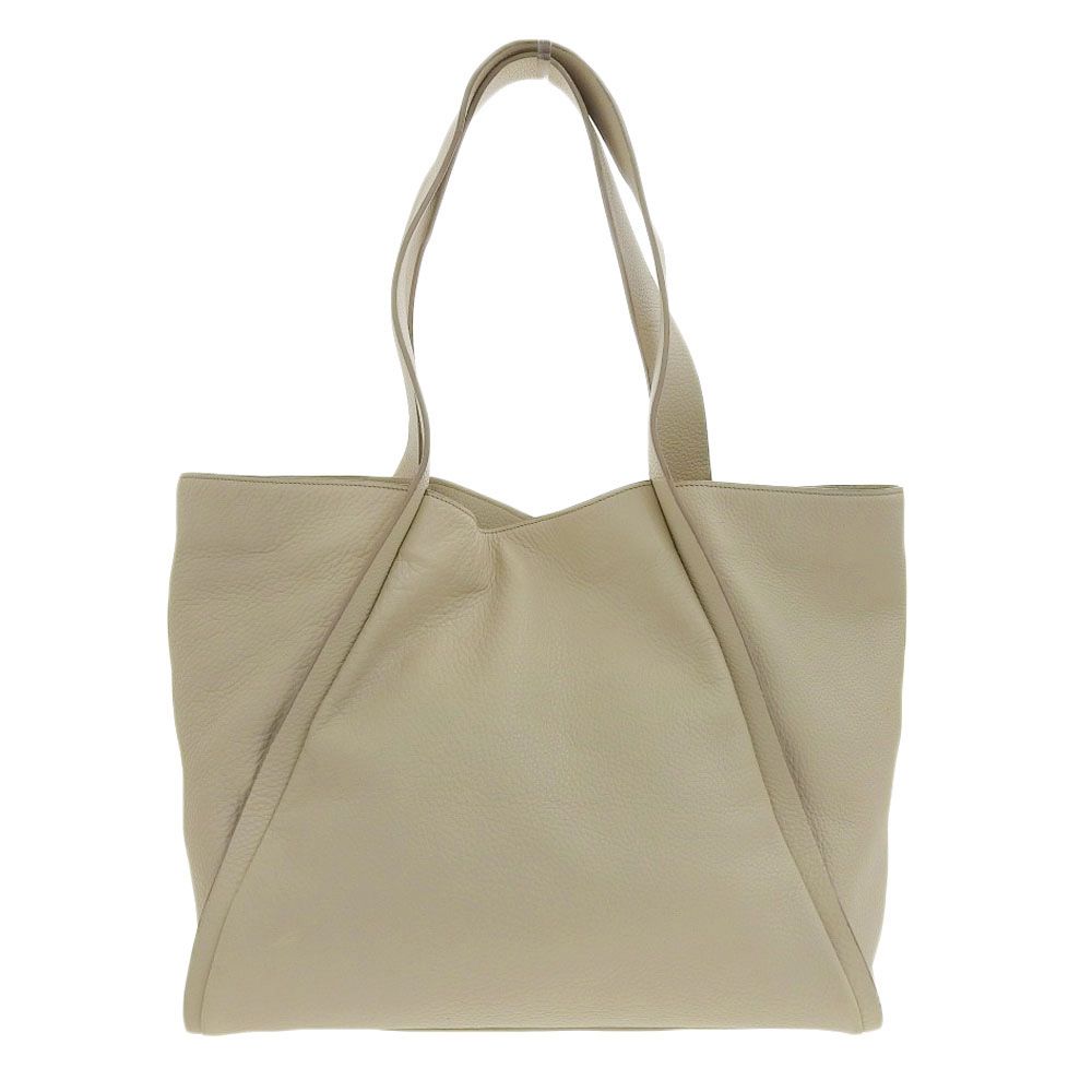 美品 アクリス AKRIS 現行ロゴ Alexa Medium Leather Tote アレックス  