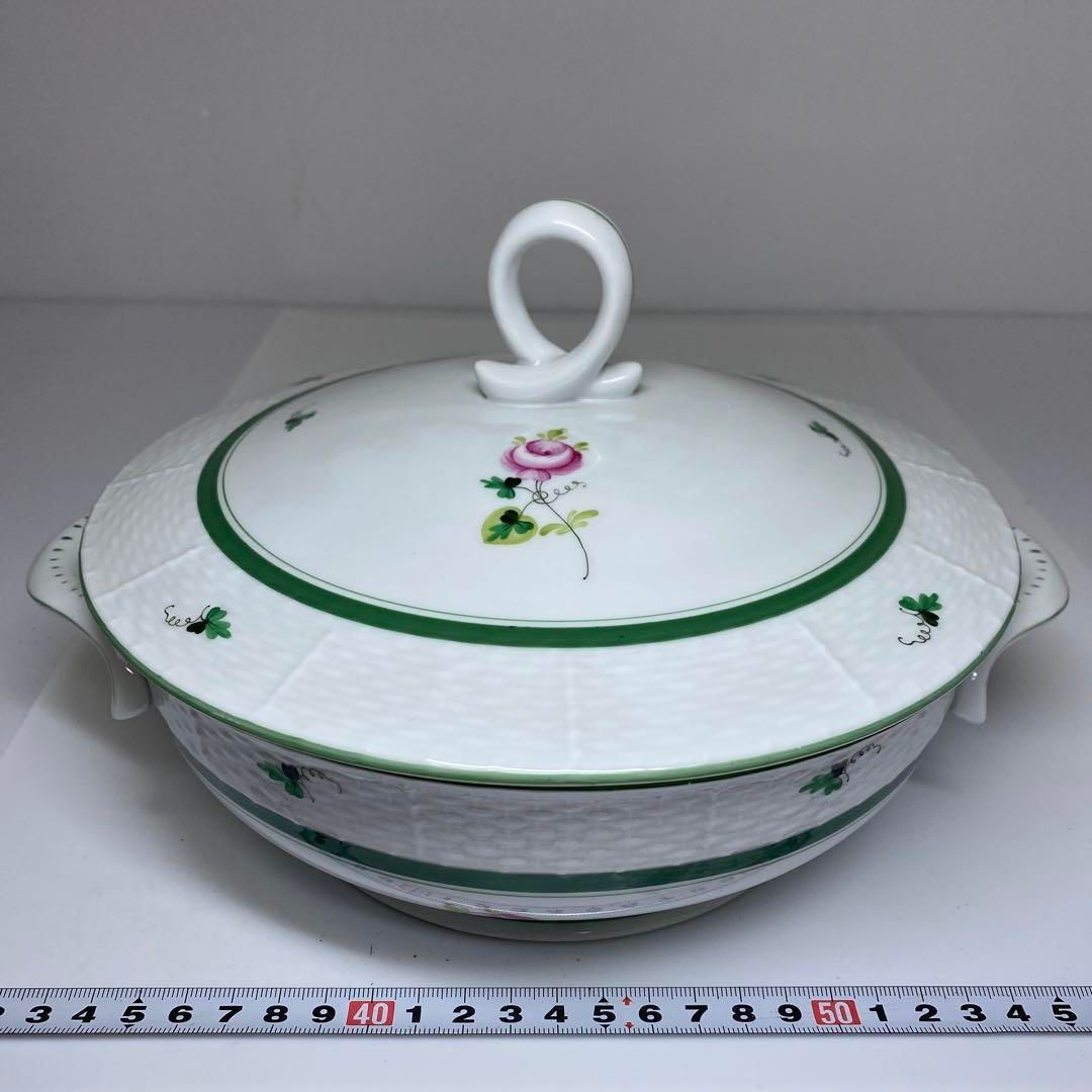 洋3 ヘレンド ウィーンのバラ チュリーン 東さ6-1216④