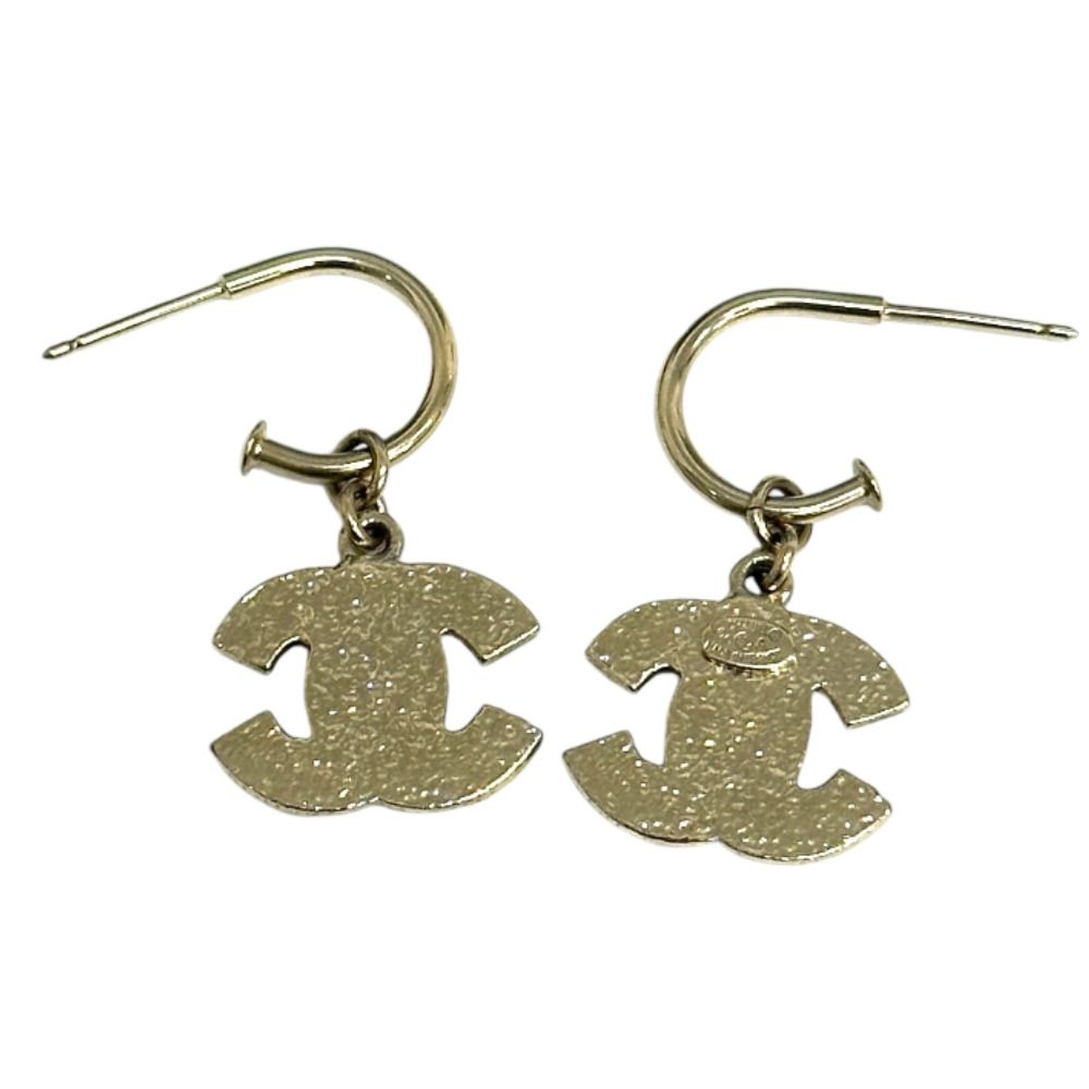 CHANEL シャネル ピアス ピアス ココマーク ラインストーン