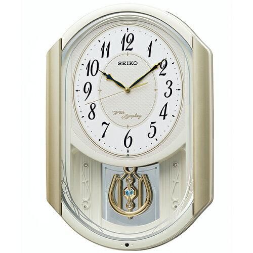 【新品・3営業日で発送】セイコークロック(Seiko Clock) セイコー 電波正時メロディ掛時計 AM263S