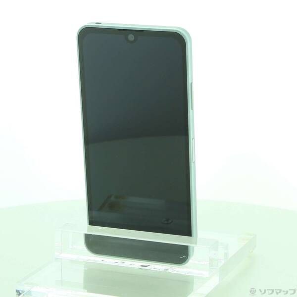 品〕 AQUOS wish3 64GB グリーン A302SH Y!mobile SIMフリー【198
