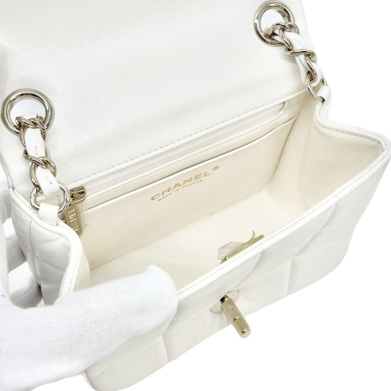 シャネル CHANEL チョコバー ミニマトラッセ ミニフラップ キューブ 