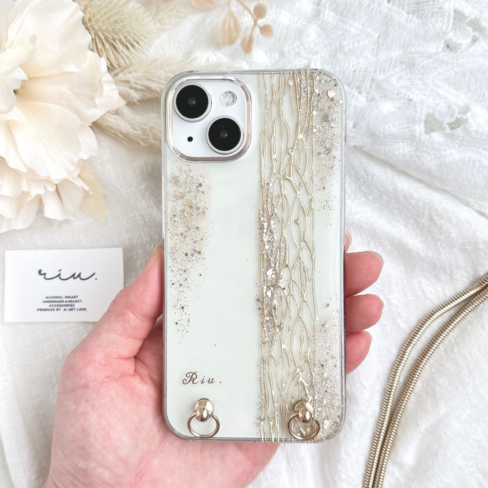 キラキラ ニュアンスiPhoneケース スマホケース Android 全機種対応