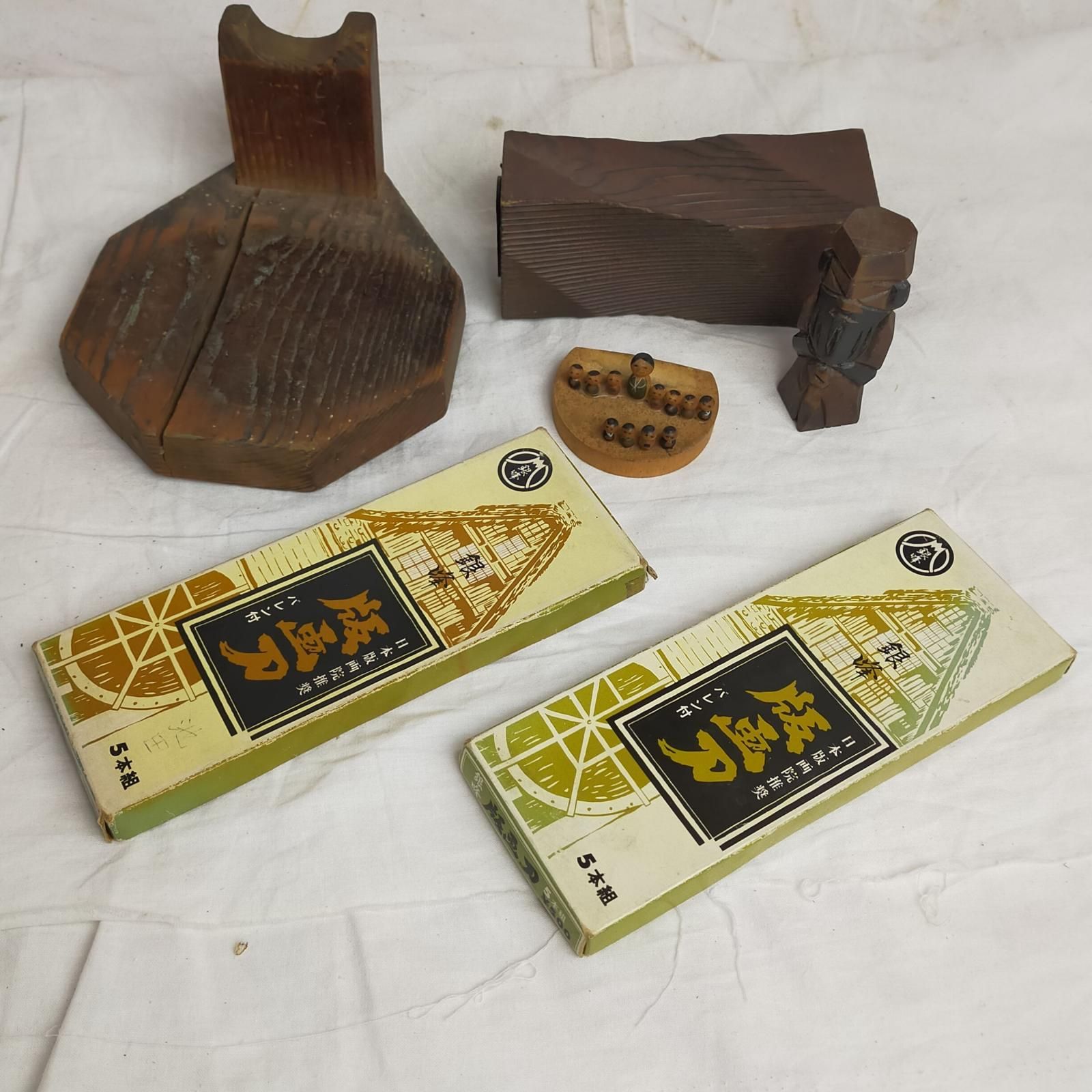 彫刻刀5本X2セット中古 ③三角刀 彫刻刀5本X2セット中古 ③三角刀