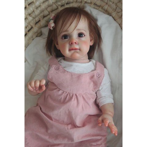 人形 赤ちゃん 人形 Reborn Doll 60cm 赤ちゃんリボーンドールデビュー フルシリコンドール ビニールリアル シリコンリボーンベビードールベビードール 赤ちゃん人形女の子プリンセス服手作りのクリスマスの誕生日プレゼント 最高な贈り物でしょう r1