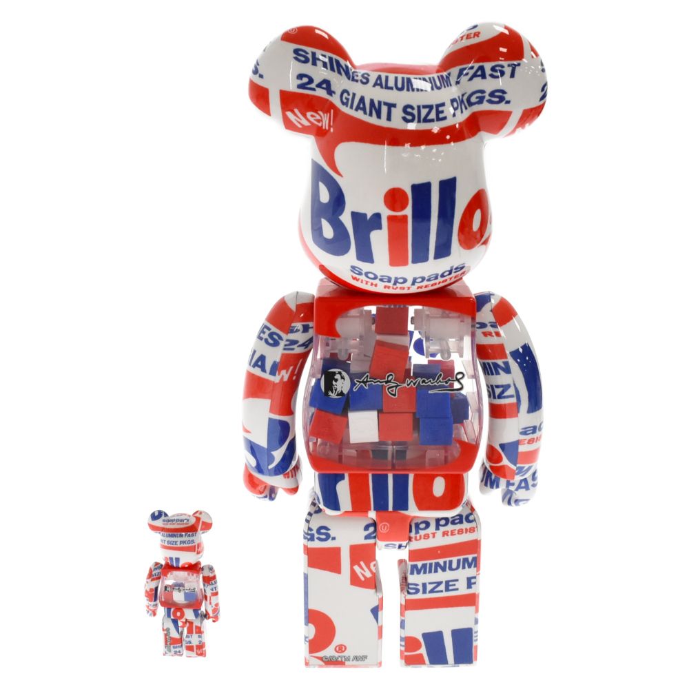 MEDICOM TOY (メディコムトイ) BE@RBRICK Andy Warhol Brillo 100 