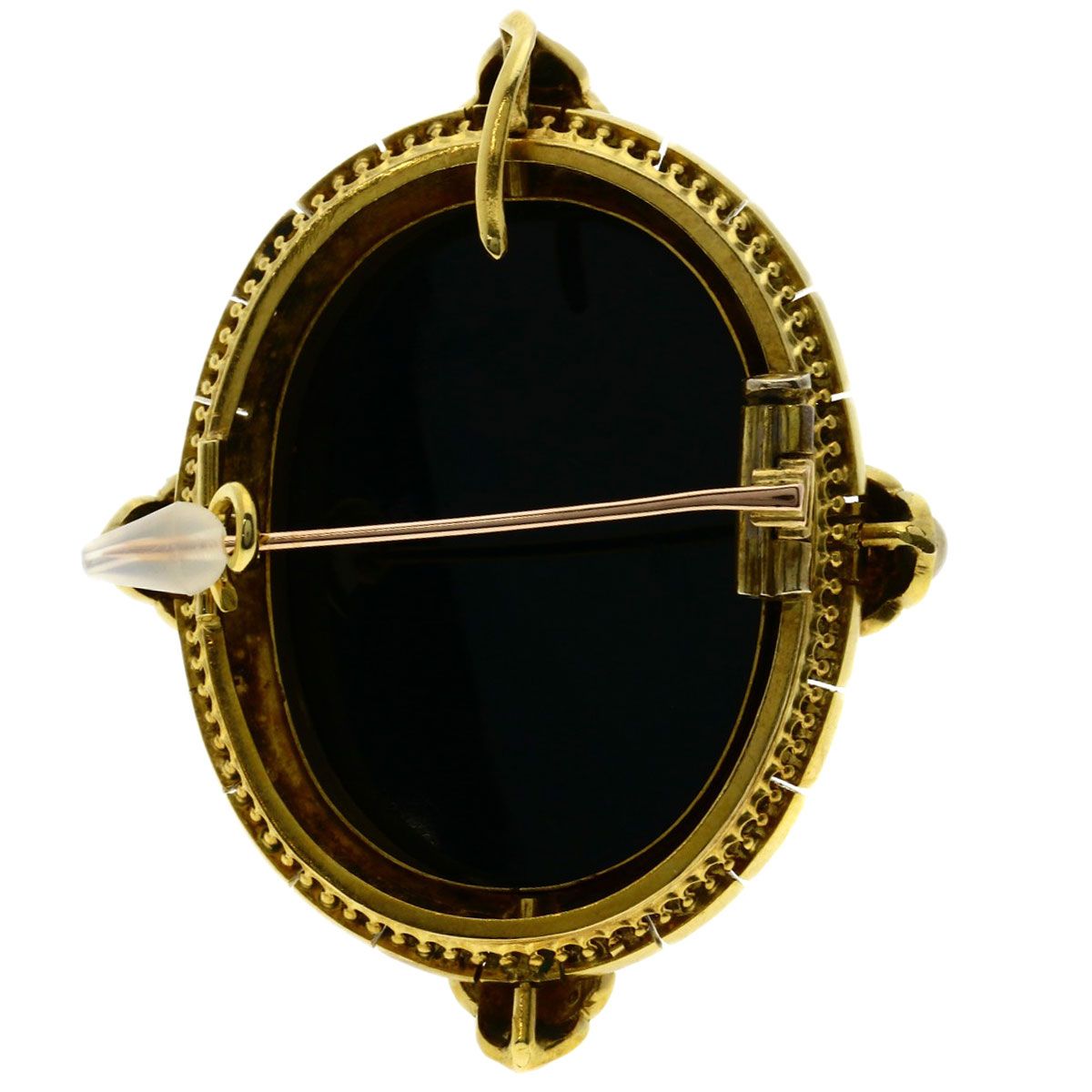 18k Pt900 カメオブローチ プラチナ900（Pt900） カメオブローチ の