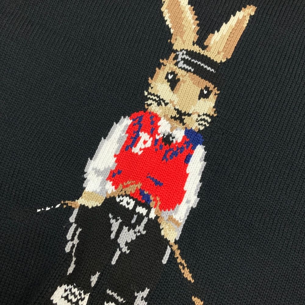 サイズ：0 PEARLY GATES パーリーゲイツ 2023年モデル トラッドラビット ニットセーター ブラック系 [240101521427] ゴルフウェア レディース ストスト