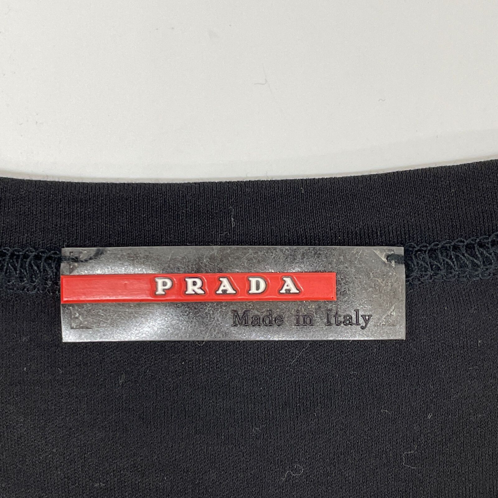 美品✨PRADA SPORTS 半袖　トップス　ブラック　ロゴマーク　コットン 楽天市場】PRADA プラダ 半袖 Tシャツ 3560A 240 レディース