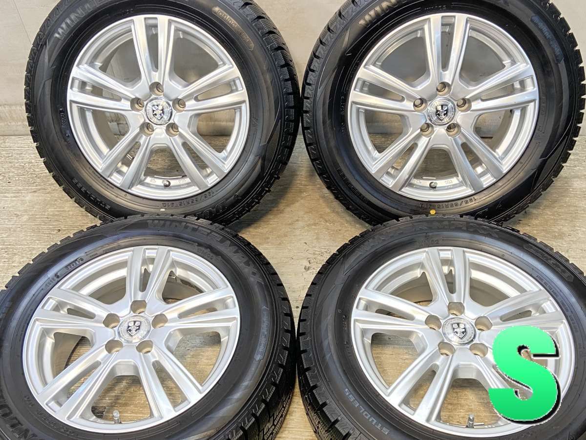 195 65R15 ダンロップ ウィンターマックス WM02 JOKER 15x6.0 43 100-5穴 タイヤ スタッドレスタイヤ ホイールセット 4本セット w15250929138