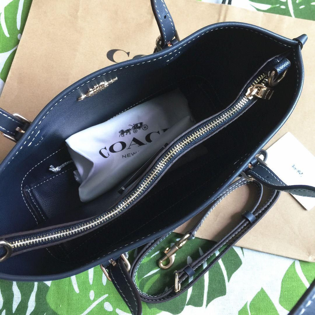 コーチバッグ COACHトートバッグ CH228 デニム系ハンドバッグ2WAY  