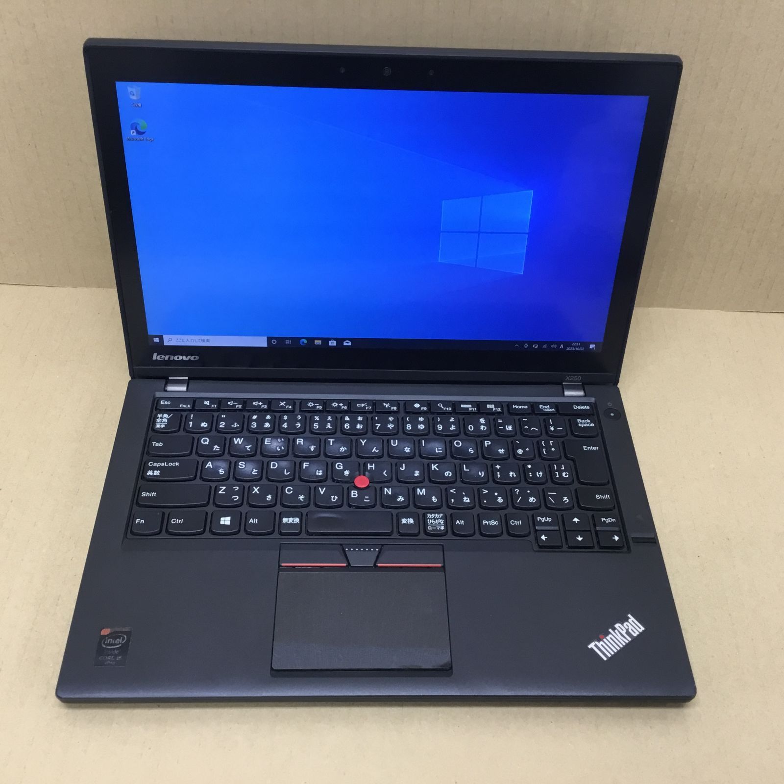 オフィス付き LENOVO ノートPC THINKPAD X250 CI5(5300U)-2.30GHZ 8GB