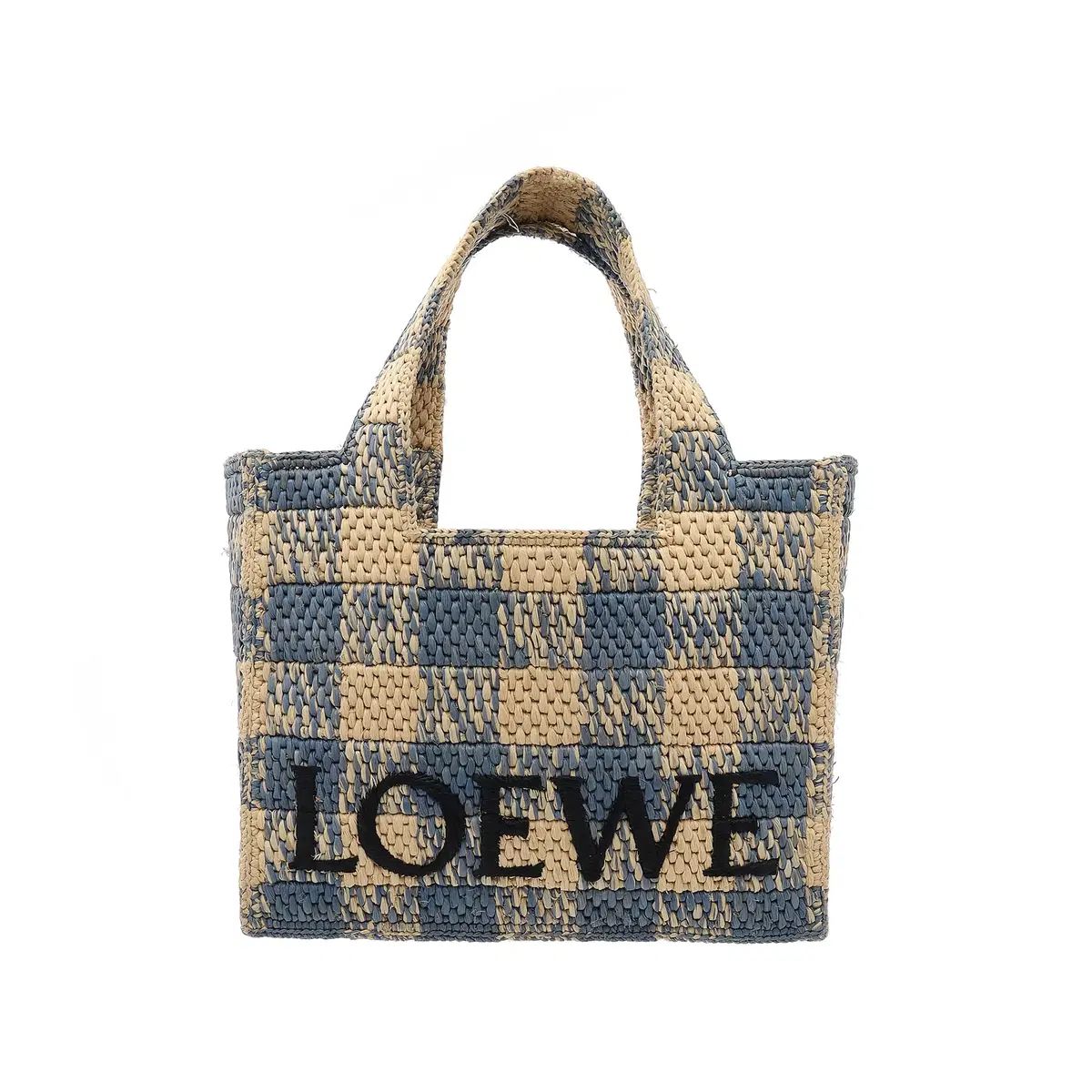 LOEWE(ロエベ) フォント トートバッグ ラフィア スモールバッグ