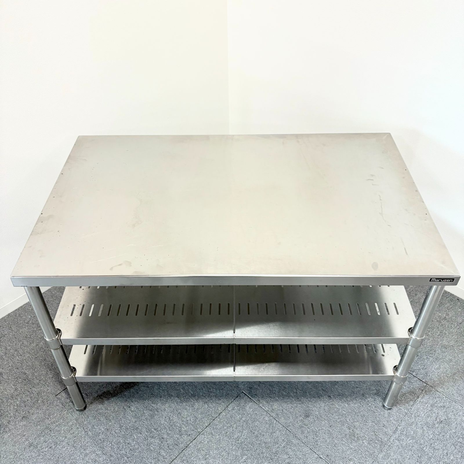ステンレス作業台/マルゼン/幅1200mm×奥行750mm×高さ740mm/業務