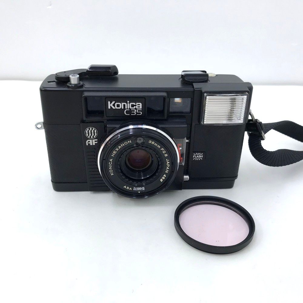 Konica コニカ C35 AF 38mm F2.8 フルター 46mm カバー付き ※汚れ有 - メルカリ