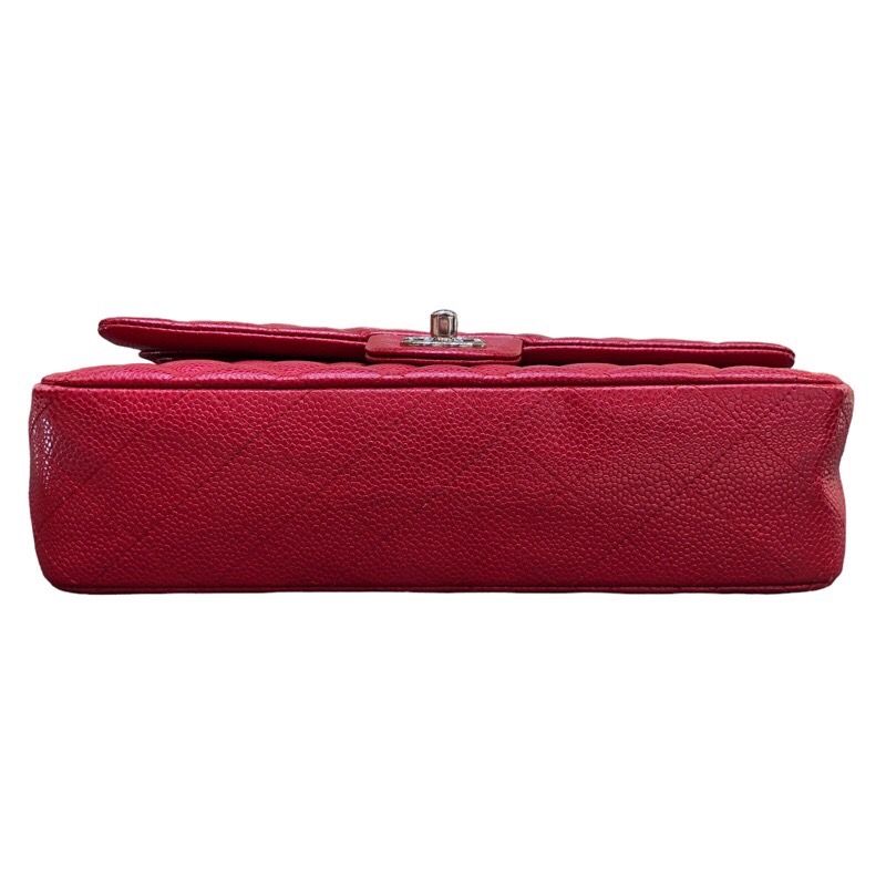 シャネル CHANEL マトラッセ25 A01112 メタリックレッド/SV金具  