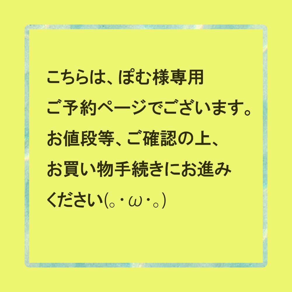 予約】【専用】ぽむ様専用 - メルカリ 