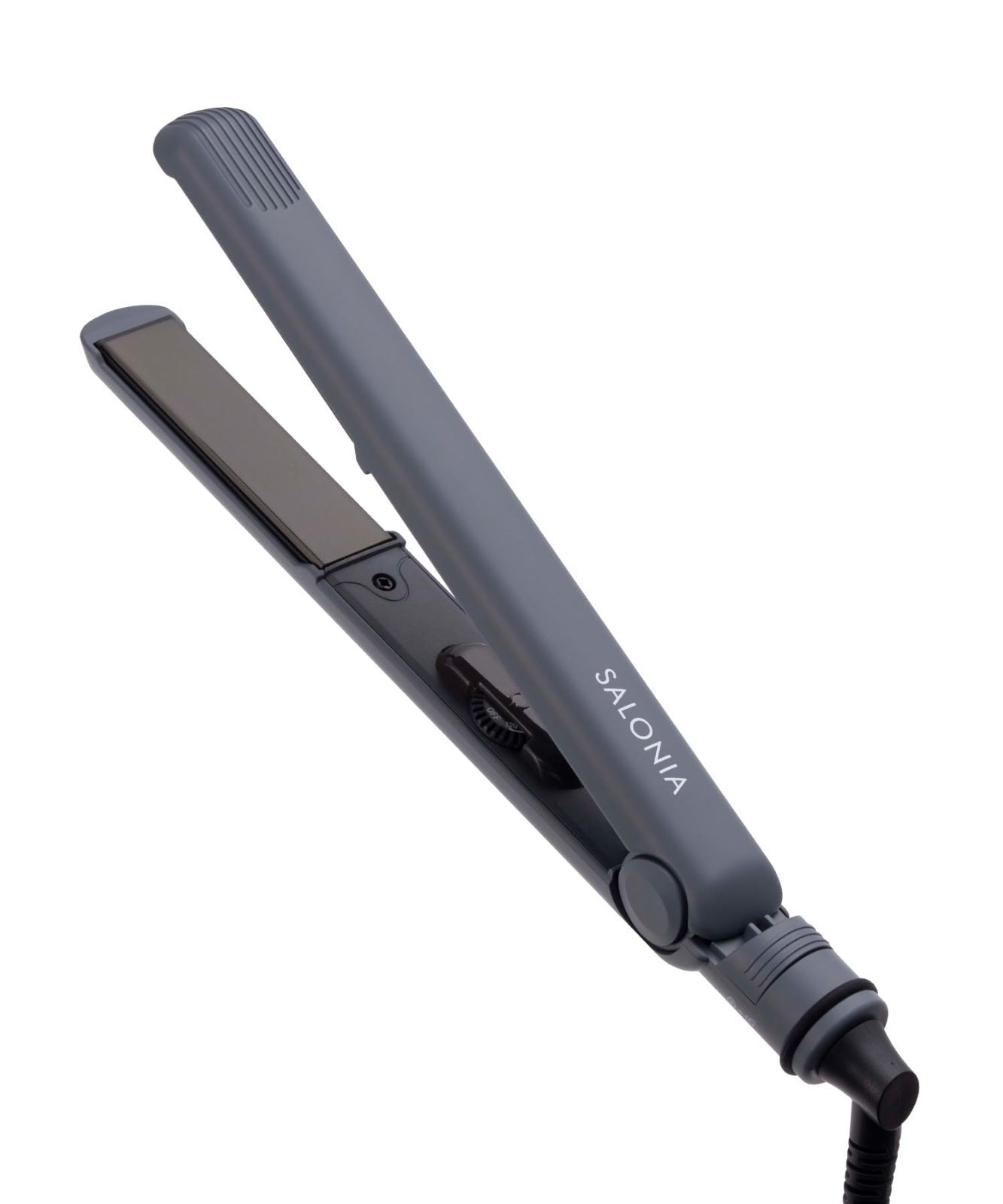 耐熱ポーチ付 【グレー】 24mm ヘアアイロン SL-004SGR ストレート サロニア SALONIA