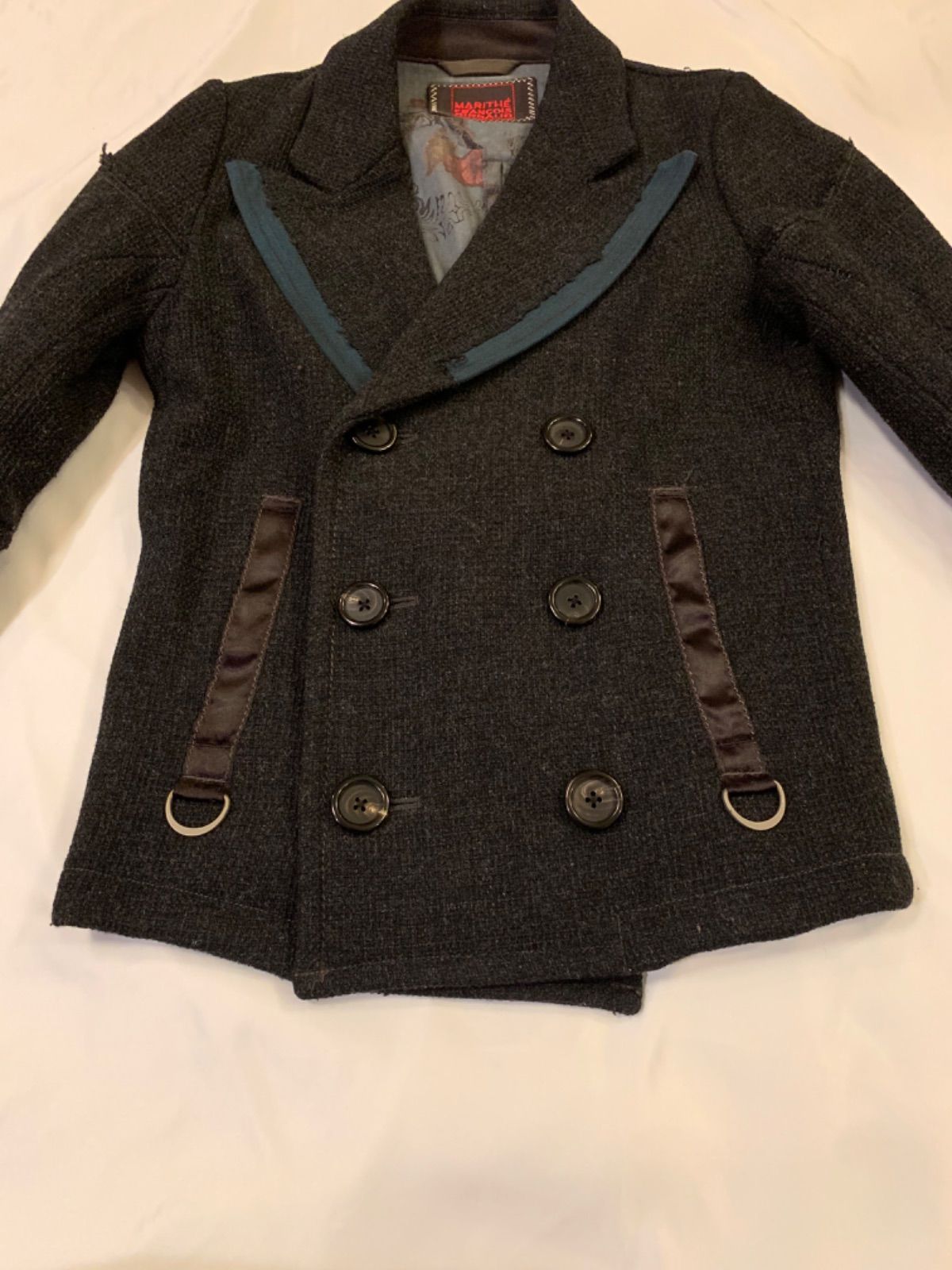 Marithe Francois Girbaud Design Wool Jacket マリテフランソワ