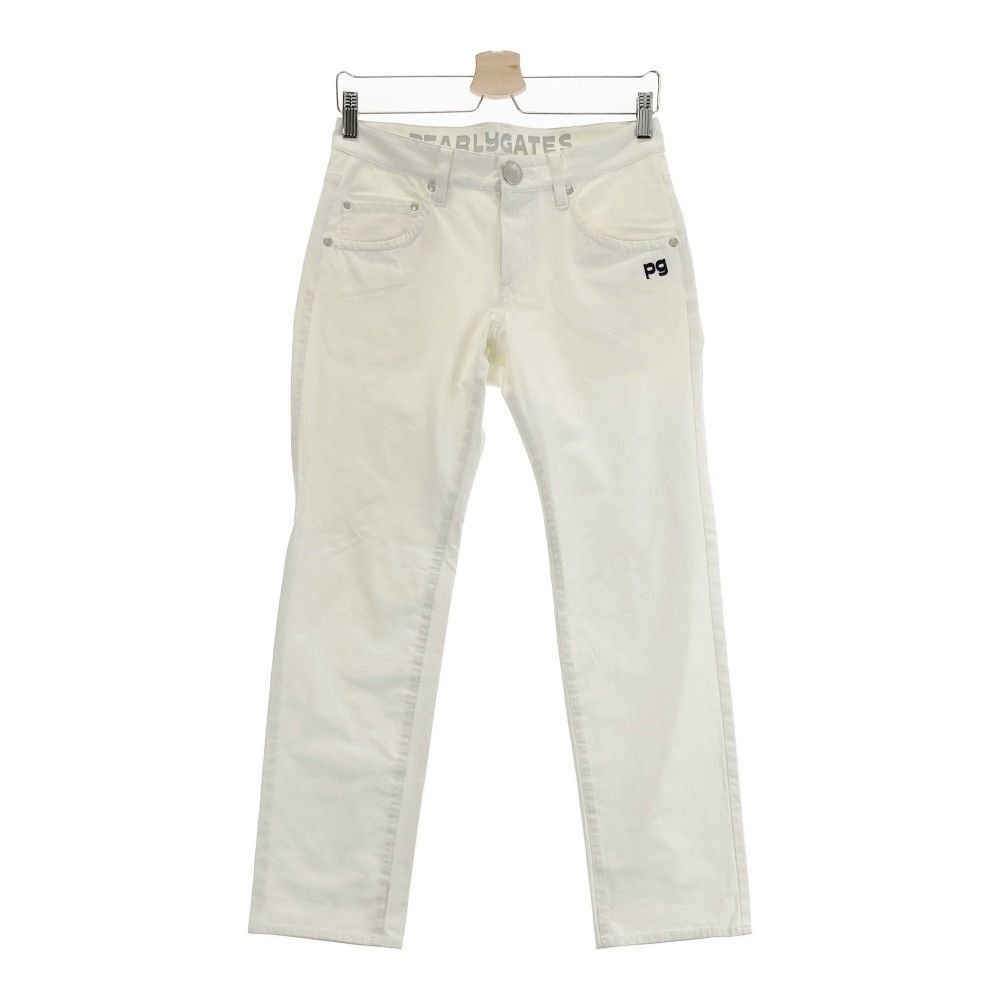 ◆新品未使用◆パーリーゲイツ レディース ストレッチ ホワイトパンツ 1 サイズ：1 PEARLY GATES パーリーゲイツ ストレッチパンツ ホワイト系