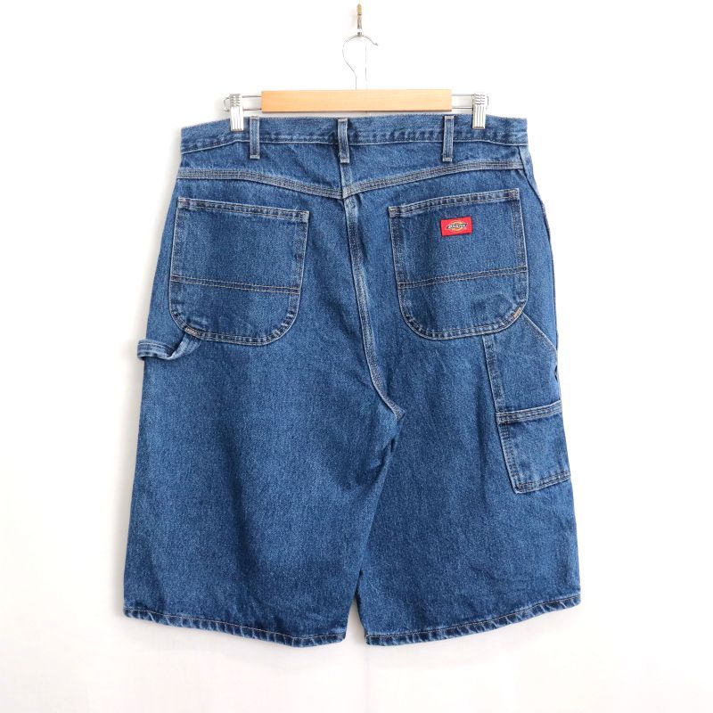 Dickies　超ビッグサイズ　デニムショートパンツ　古着　ディッキーズ　44 Dickies - Dickies 超ビッグサイズ デニムショートパンツ 古着