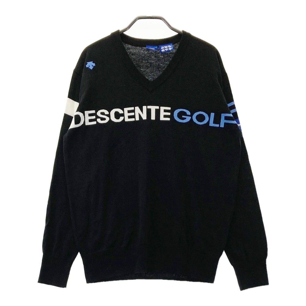 サイズ：L DESCENTE GOLF デサントゴルフ ハーフジップ 長袖Tシャツ