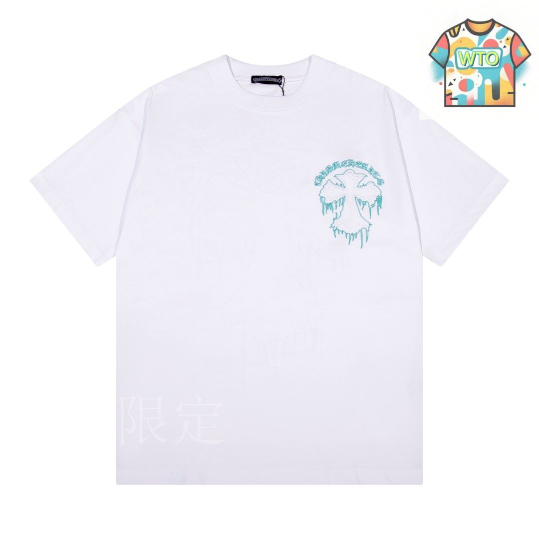 CHROME HEARTS TシャツM CHROME HEARTS 【値下げ】CHROME Osaka Scroll Label Logo Tee