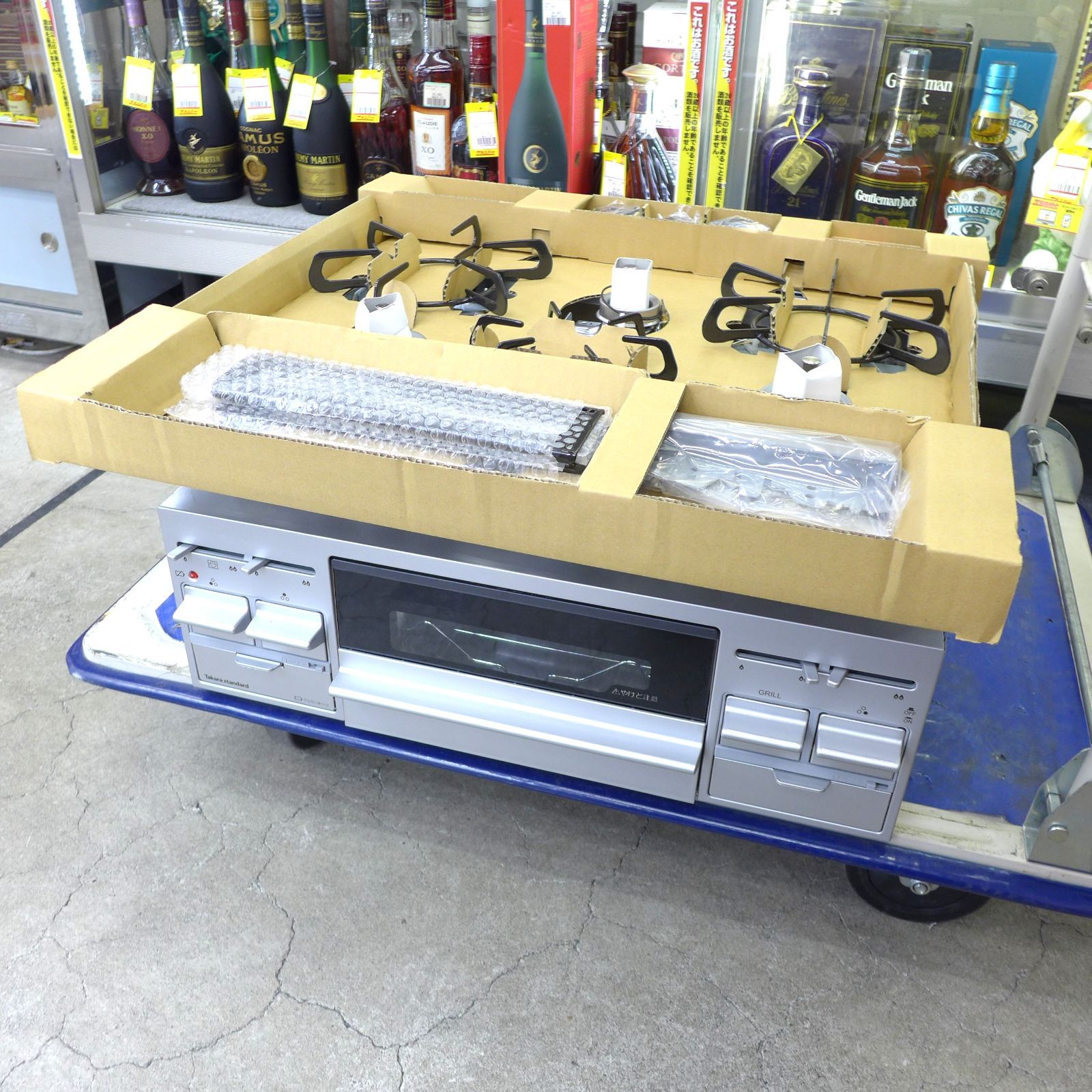 未使用 都市ガス TN72AV60CT-1 タカラスタンダード ガラストップ