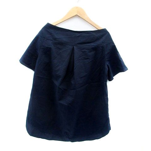 サカイ リネン 切替 半袖カットソー ネイビー サイズ3 ub9 UNTITLED