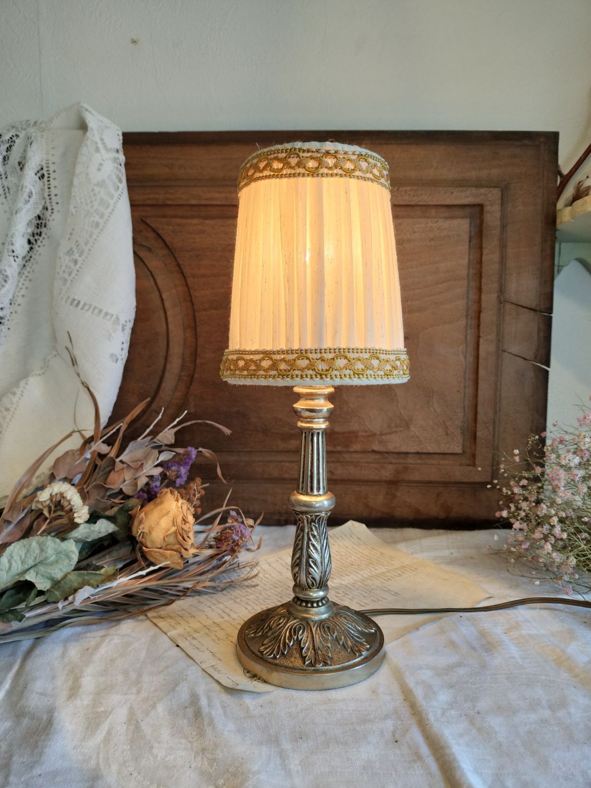 アンティーク 真鍮 卓上ランプ フランス フランス アンティーク 装飾