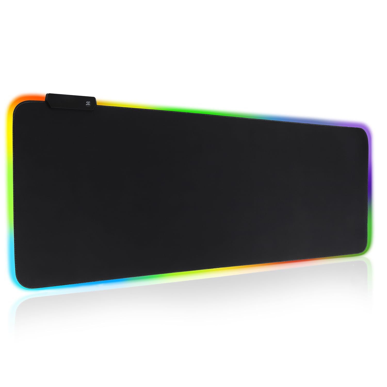 【数量限定】x4mm 300mm x 800mm 防水 光学式 滑り止め Panjshirv声フェッチ律動マウスパッドRGBライトゲーミングマウスパッド防水