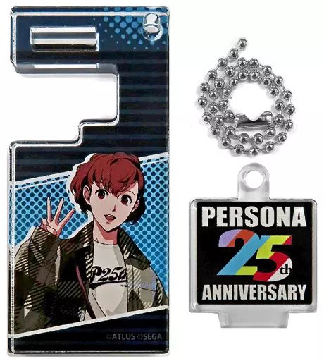 裕*様 ペルソナ3　アクキー　主人公 ペルソナ3 リロード 主人公×ぶくぶ おおきめアクリルキーホルダー 08