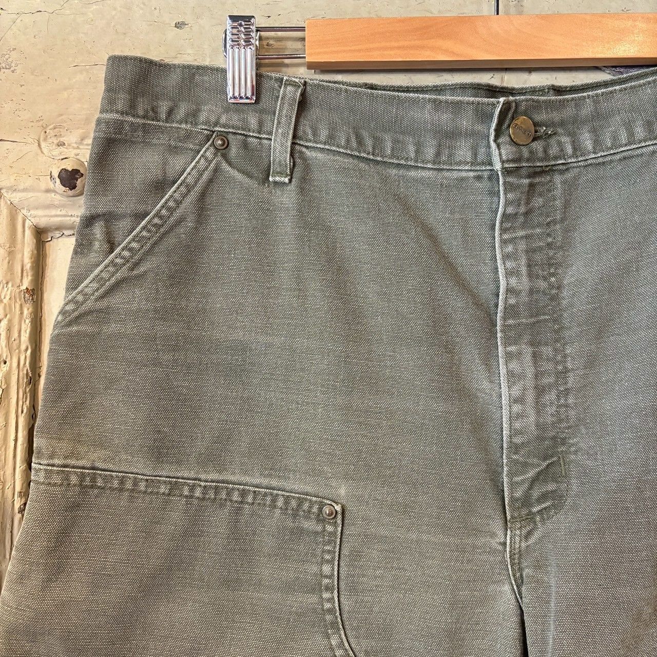 USA製 Carhartt ダブルニー ダック生地 ハーフパンツ 短パン