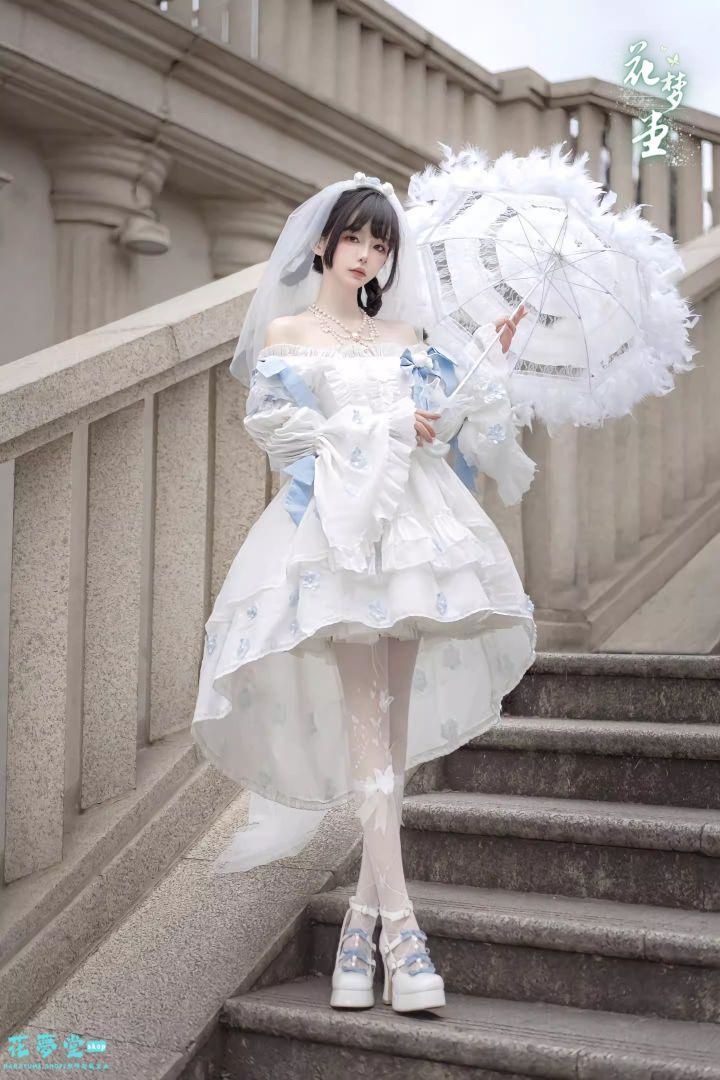 25年 コスプレ ドレスロリータセット 仮装 オリジナル 洋服 ロリータ ワンピース 撮影会 舞台 イベント 原野空間-259