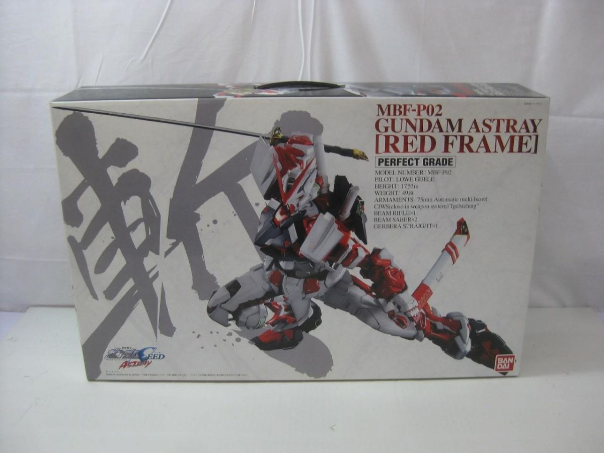 未組立 プラモデル バンダイ 1|60 PG MBF-P02 ガンダムアストレイ レッドフレーム
