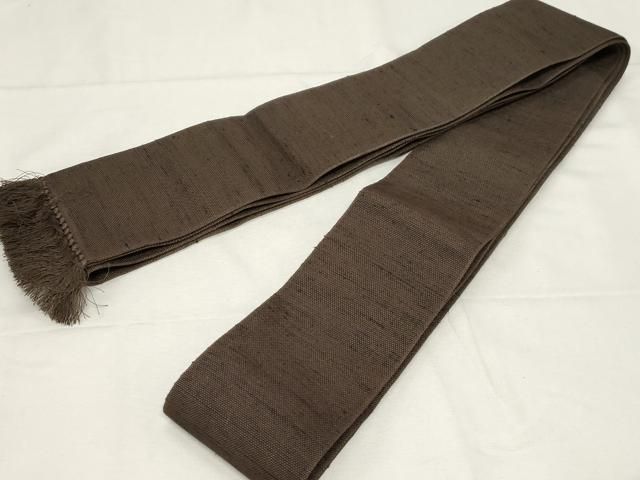 平和屋着物●男性 角帯 紬地 霞文 正絹 CAAZ6412dy