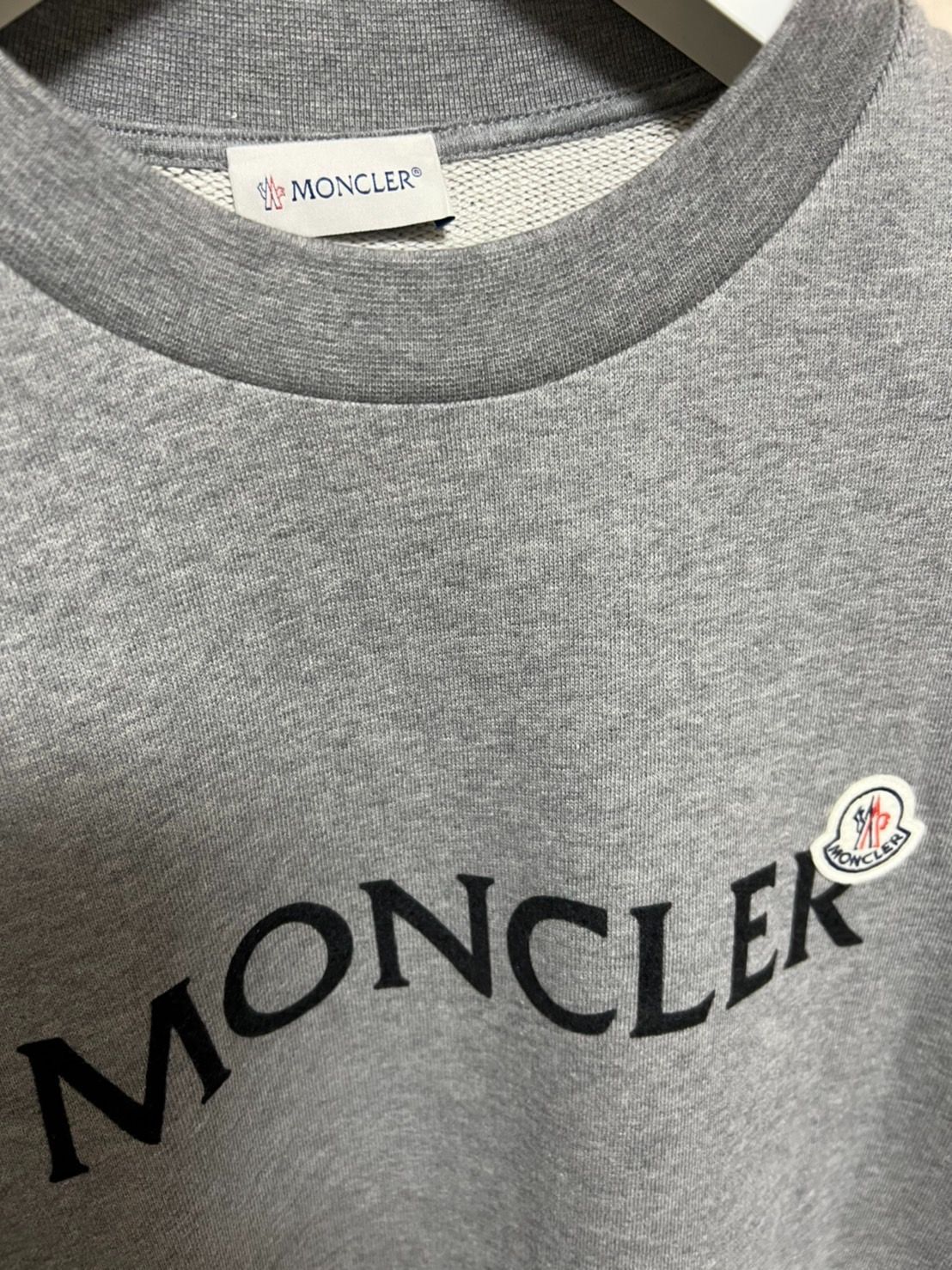 ☆未使用タグ付き・本物保証☆MONCLER レタリングロゴ スウェット S