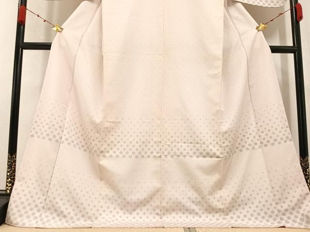 平和屋着物○本塩沢 訪問着 110亀甲 ますいわ屋扱い 正絹 逸品