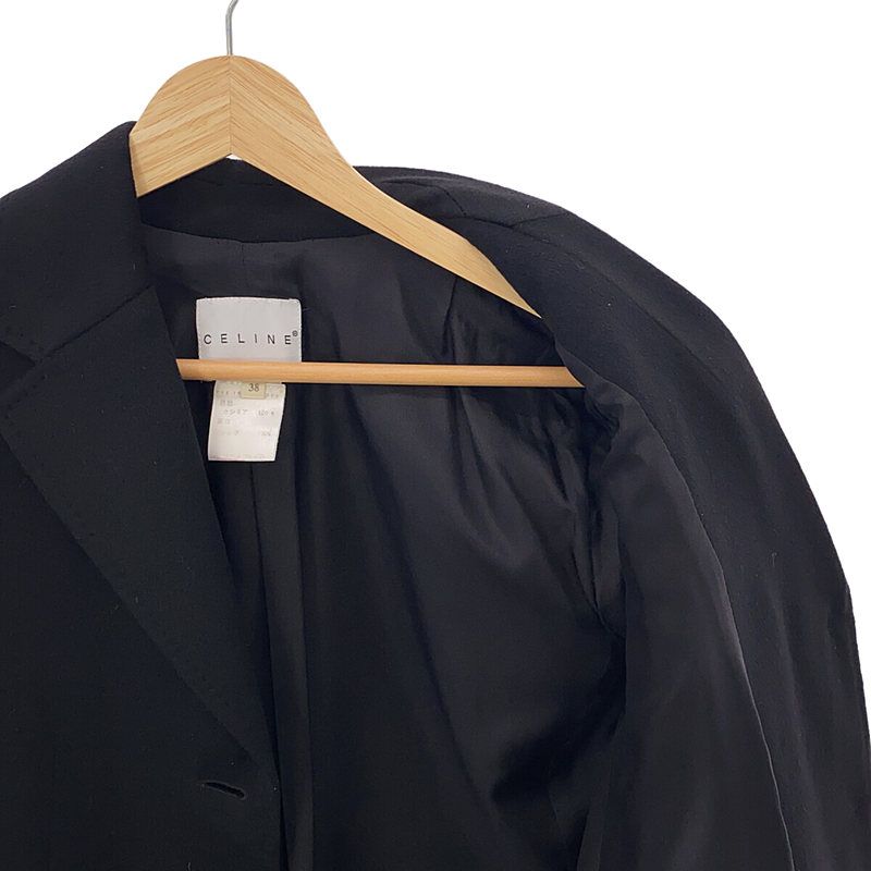 CELINE / セリーヌ | cashmere 100％ / カシミヤ シングル チェスター  