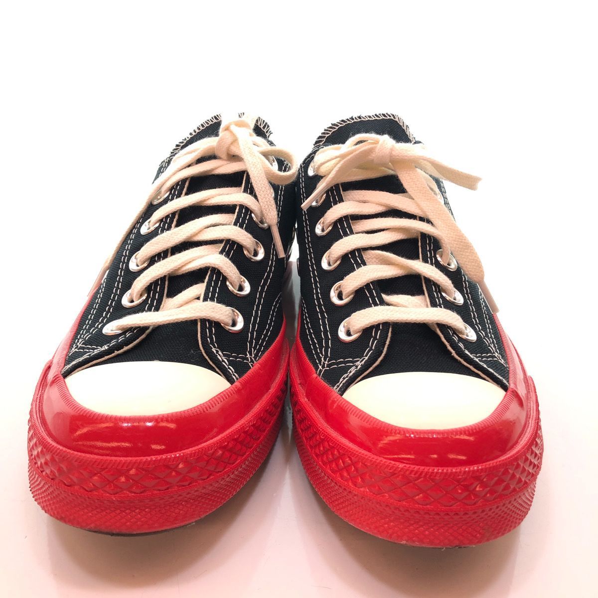 PLAY コムデギャルソン コンバース low 24.5cm black