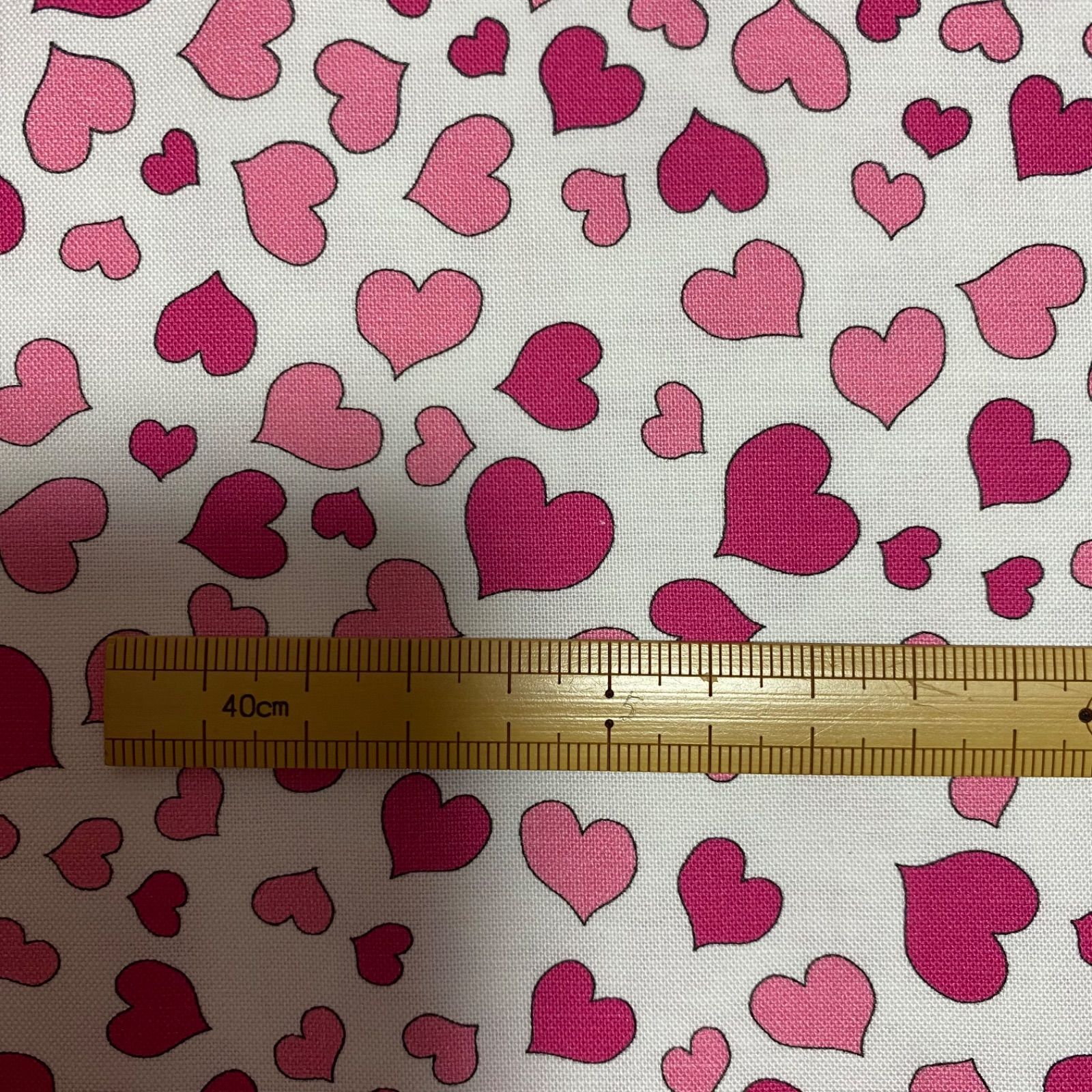 ロラライハリス生地 Mini Hearts 白110×45 仕立て屋kiyoshi メルカリ