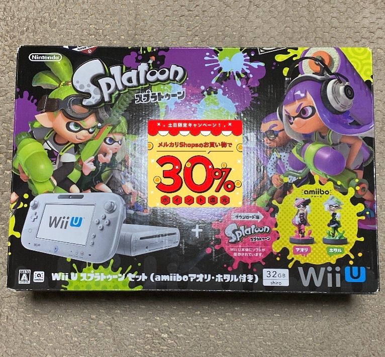 WiiU スプラトゥーンセット アオリ ホタル amiibo付き - メルカリ WiiU スプラトゥーンセット アオリ ホタル amiibo付き - メルカリ