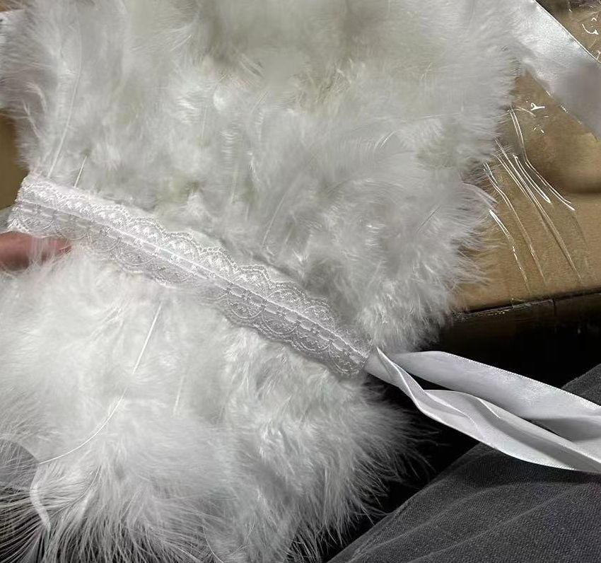 ドレス 羽根フロート付