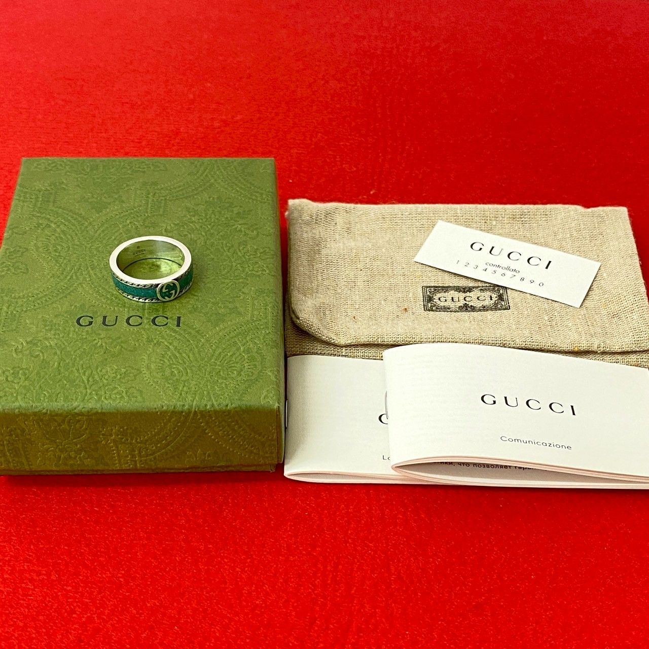 GUCCI インターロッキングG 箱付き GUCCI インターロッキングGネックレス シルバー925 ボックス付き