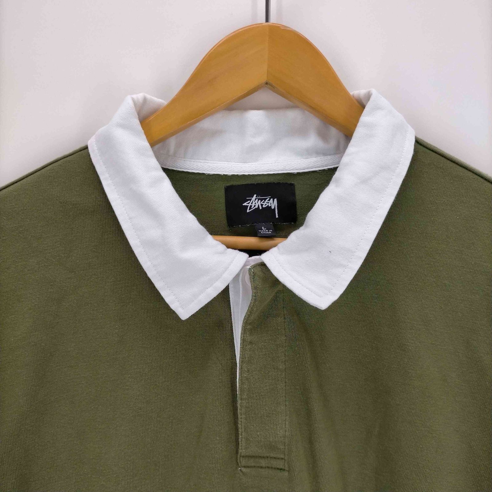 STUSSY ラガーシャツ