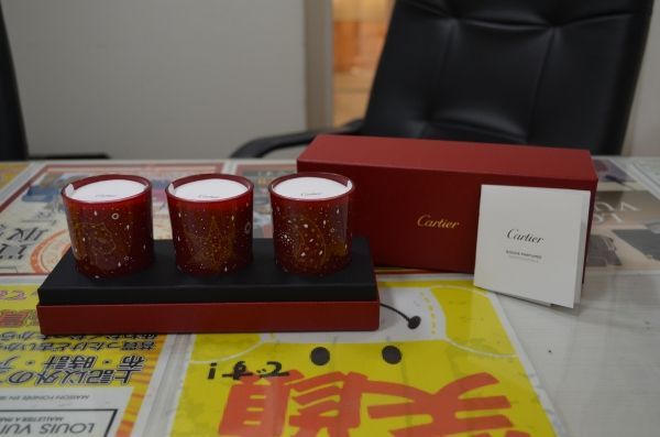 カルティエ Cartier ノベルティ キャンドル 3つセット 未使用 - メルカリ