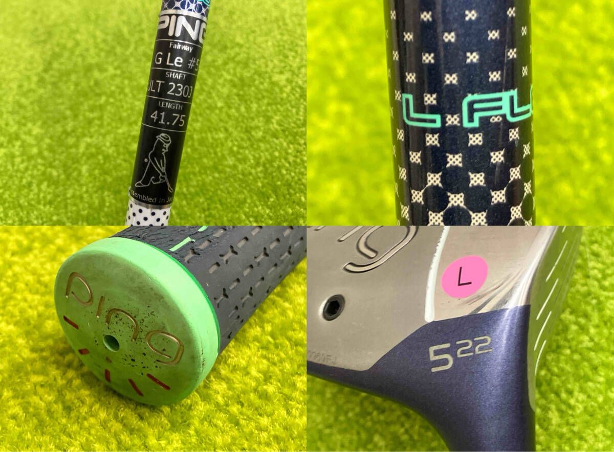 ピン(PING) レディス・GLe・W5・22度・L(ULT230J)/日本 未使用⑫