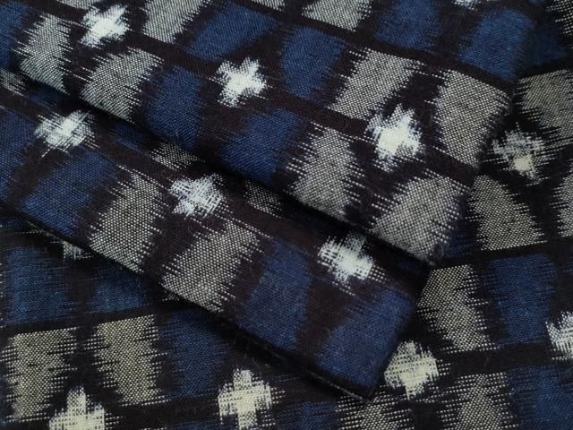 平和屋着物○久留米絣 市松吉祥文 綿 逸品 CAAS7069yc - メルカリ