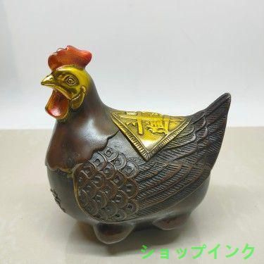 招財進宝  大吉大利  如意鶏  装飾品  工芸品  美術品 置物